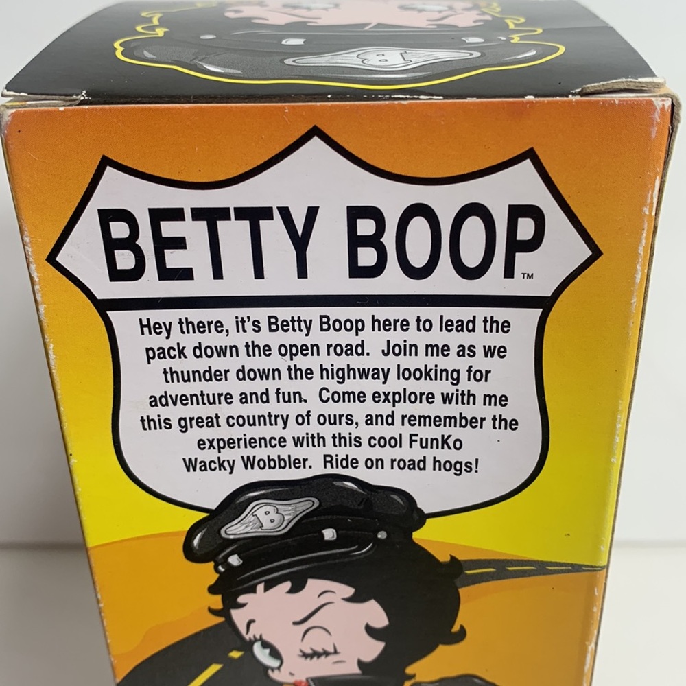 Funko Betty “Biker” Boop Wacky Wobbler. collectible Betty Boop bobble head - Picture 14 of 15